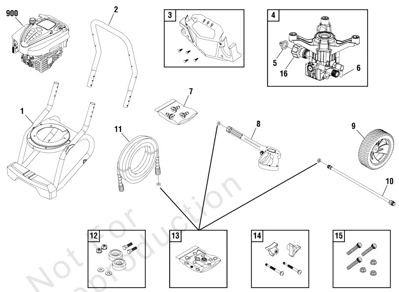 TROY-BILT, 020547-00 Pressure Washer Parts